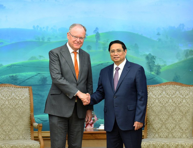 Description: Thủ tướng Phạm Minh Chính tiếp Thủ hiến bang Hạ Saxony của Đức - Ảnh 1.
